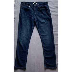 Levi Strauss Signature Men's Slim Fit Jeans W36 L32 Dark Wash Denim Classic Styl
